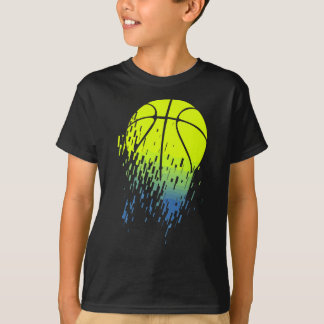 Camiseta Desintegrando Gráfico Urbano Neon Green Basball