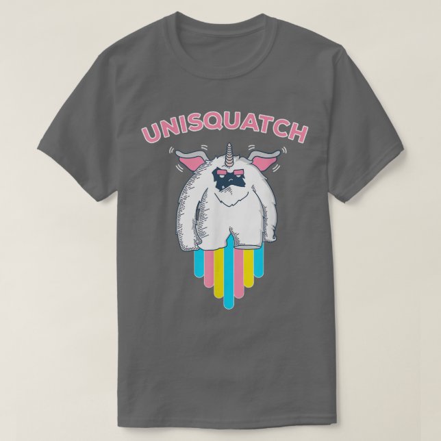 Camiseta Desisquatch Unicorn Sasquatch T  (Frente do Design)