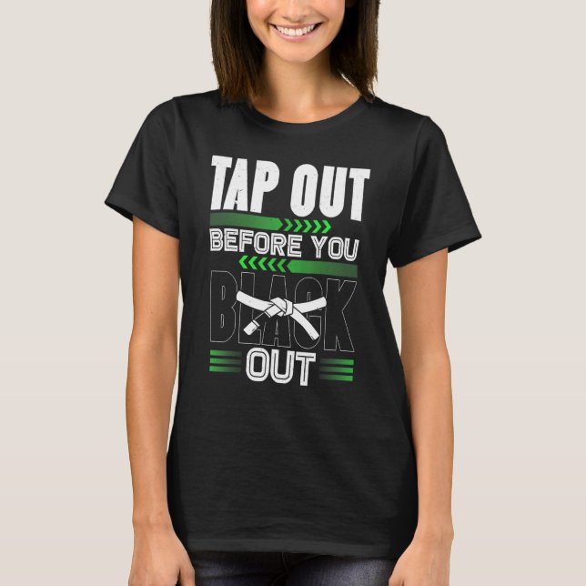 Camiseta Desista Antes de Desmaiar Mma Bjj Jiu Jitsu (Frente)