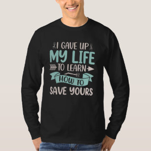 Camiseta Desisti Da Minha Vida Para O Seu Cirurgião Diverti