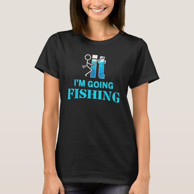 Camiseta Desisto, Vou Pescar (Frente)