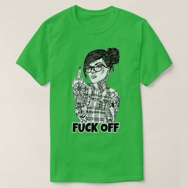 Camiseta desligado (Frente do Design)