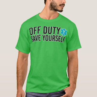Camiseta Desligado, poupe-se do humor paramédico