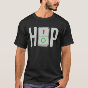Camiseta Desligar Hip Hip Hop para cabeçotes de hip hop e r