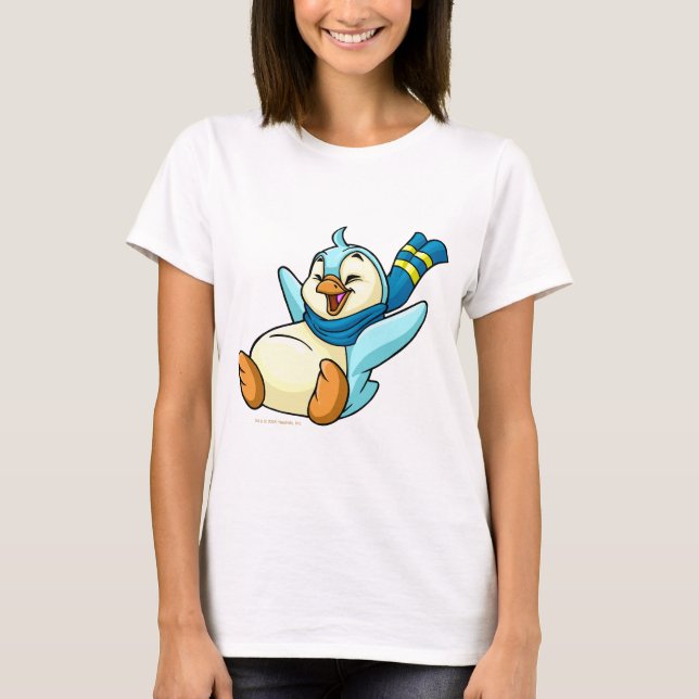 Camiseta Deslizando Bruce azul (Frente)