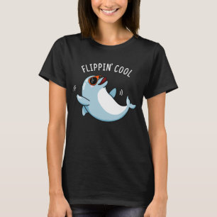 Camiseta Deslizando Dolphin Legal Engraçado Pun Dark BG