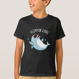 Camiseta Deslizando Dolphin Legal Engraçado Pun Dark BG