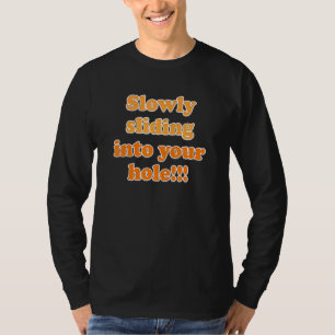 Camiseta Deslizando lentamente no seu Jogador de Jogo da Eq
