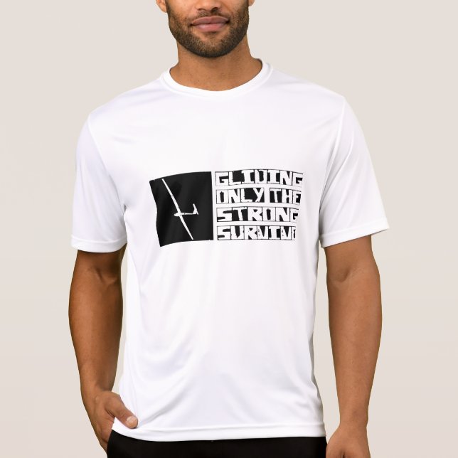 Camiseta Deslizar sobrevive (Frente)