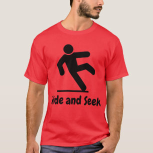 Camiseta Deslize e procure o vermelho do chá