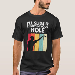 Camiseta Deslize-O No Seu Buraco, Engraçado, Jogador Da Cor