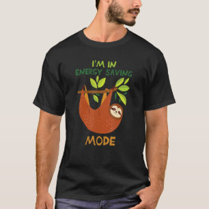 Camiseta Deslize Para Fora No Modo De Poupança De Energia