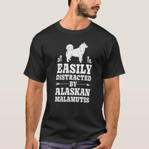 Camiseta Deslocado Facilmente Pelo Cachorro Malamutes Do Al