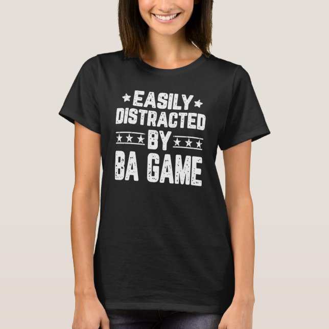 Camiseta Deslocado Facilmente Pelo Jogo Ba Game Ba (Frente)