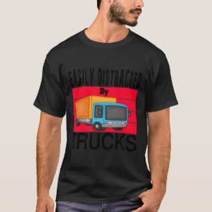 Camiseta Deslocado Facilmente Pelos Caminhões T-