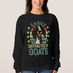 Camiseta Deslocado Facilmente Por Caprinos Vintage Retro Go