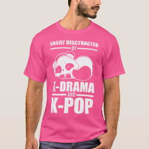 Camiseta Deslocado Facilmente Por K-Drama E K-Pop K-Pop