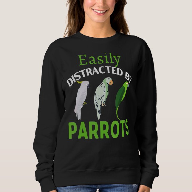 Camiseta Deslocado Facilmente Por Parrots Parrot Bird (Frente)