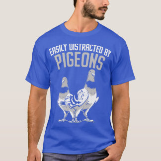 Camiseta Deslocado Facilmente Por Pigeons Bird Whisperer 2