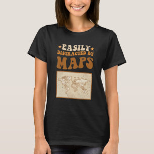 Camiseta Deslocado Facilmente Por Professores De Geografia 
