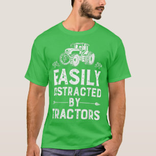 Camiseta Deslocado Facilmente Por Tratores A Mulheres Mens