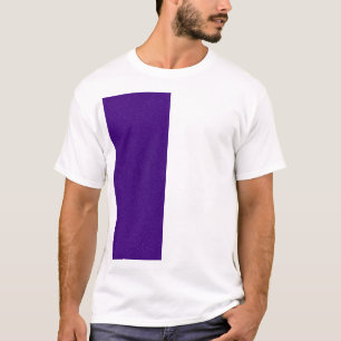 Camiseta Deslocar Tee Gráfico de Textura Roxa de Ruído (Per