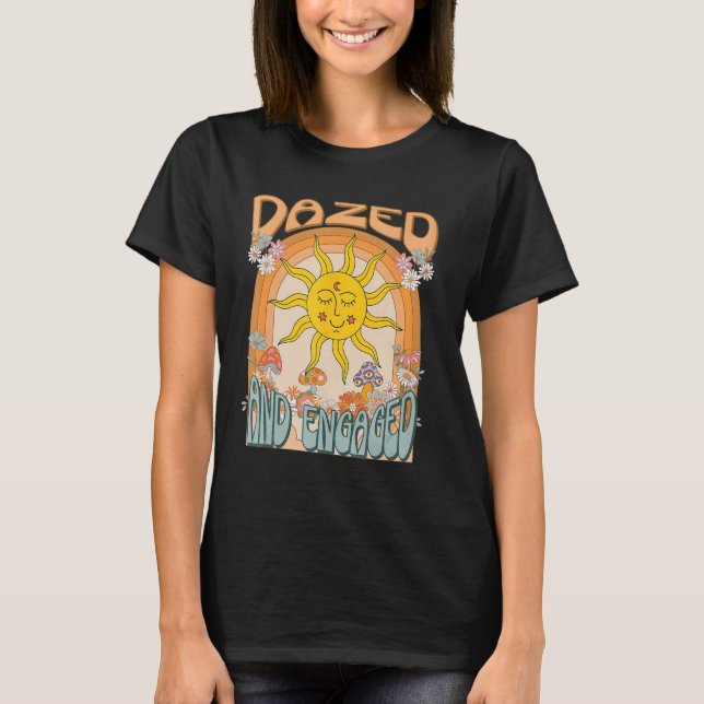 Camiseta Deslumbrada E Compromissada Festa de Despedida de  (Frente)