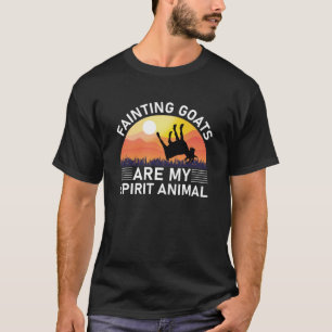 Camiseta Desmaiar Cabras É Meu Animal Espirituoso
