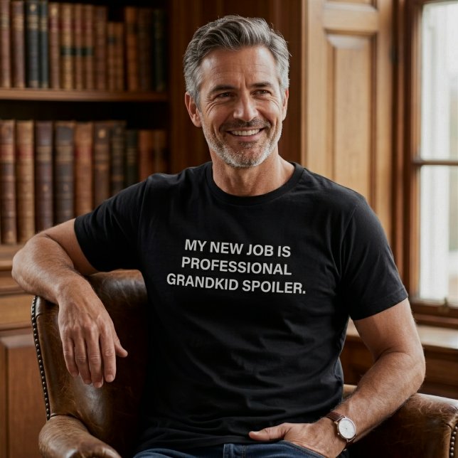 Camiseta Desmancha Neto Profissional Piada de Avô Engraçada (Criador carregado)