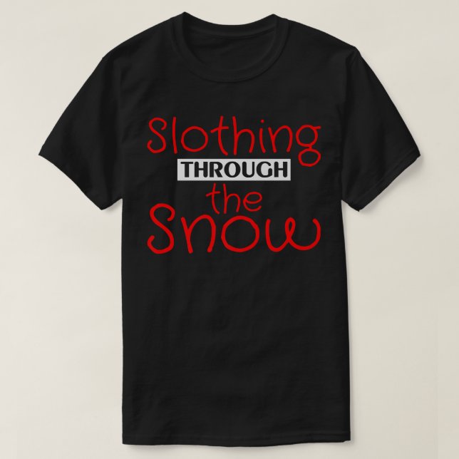 Camiseta Desmoronamento Através Da Neve — Premium 668 (Frente do Design)