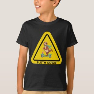 Camiseta Desmoronar   Modelo Engraçado de Patinete