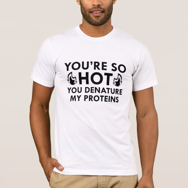 Camiseta Desnaturar Minhas Proteínas (Frente)
