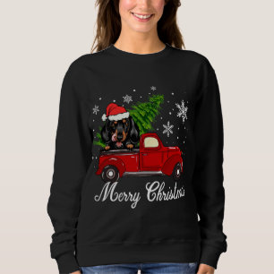 Camiseta Desordem de Natal de Caminhões Vermelhos Andando p