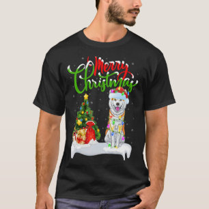 Camiseta Desortações Xmas Papais noeis o Natal de Akita
