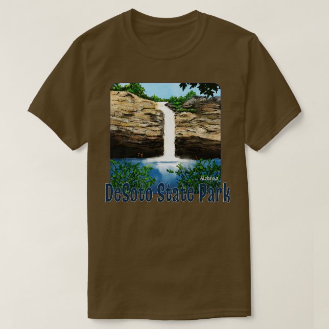 Camiseta DeSoto State Park Alabama (Frente do Design)