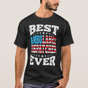 Camiseta Despachante de Ambulância 4 de Julho EUA Americano