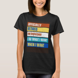 Camiseta Despachante de Incêndio Aposentado Aposentadoria  