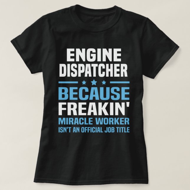 Camiseta Despachante de mecanismo (Frente do Design)