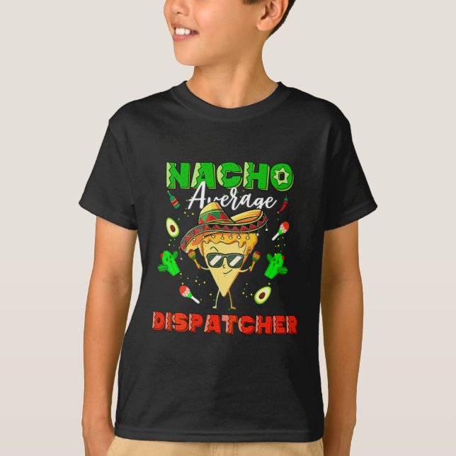 Camiseta Despachante Médio de Nacho Mexicano (Frente)