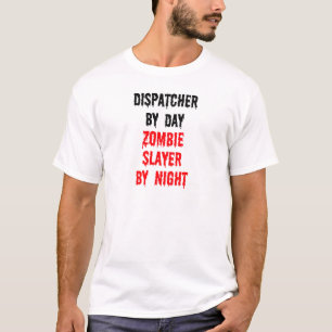 Camiseta Despachante Por Dia Zombie Slayer Por Noite