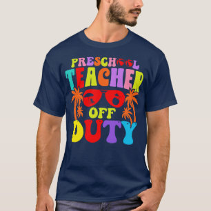 Camiseta Despedida de Professora da Pré-escola Férias de Ve
