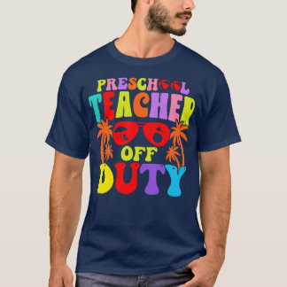 Camiseta Despedida de Professora da Pré-escola Férias de Ve