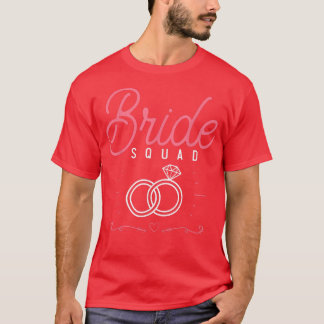 Camiseta Despedida de Solteira Casamento Noiva Esquadra Cas