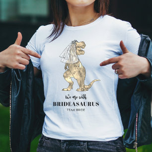 Camiseta Despedida de Solteira com Tema de Dinossauros