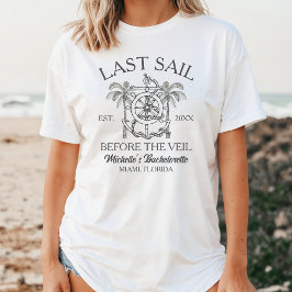 Camiseta Despedida de Solteira em Preto e Branco com Arte d