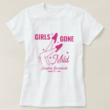 Despedida de Solteira Ilustração Rosa Girls Gone M