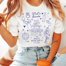 Camiseta Despedida de Solteira Italiana Personalizada Aquil