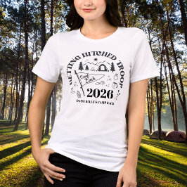 Camiseta Despedida de Solteira Negra Moderna