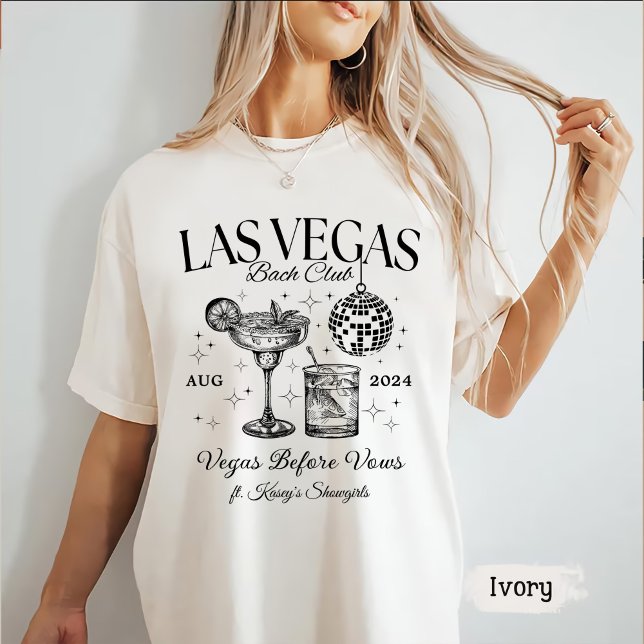 Camiseta Despedida de Solteira Personalizada em Las Vegas (Criador carregado)