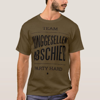 Camiseta despedida de solteiro alemão